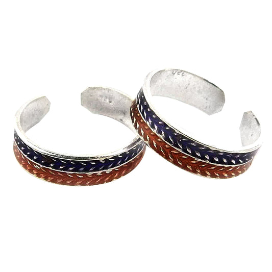 Adjustable Handmade 925 Sterling Silver Toe Rings