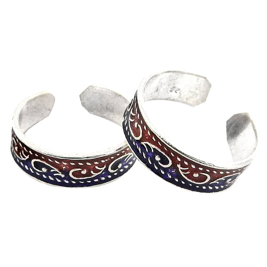 Pure 925 Sterling Silver Toe Rings Handmade for Women