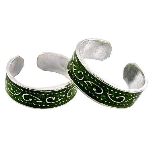 Ethnic 925 Sterling Silver Handmade Toe Rings
