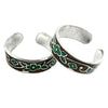 Adjustable 925 Sterling Silver Toe Rings Handmade Fit