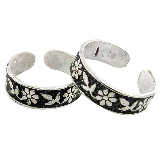 Simple Handmade Toe Rings Solid 925 Sterling Silver