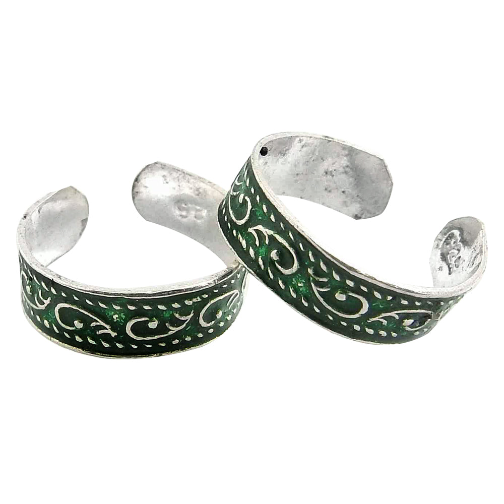 Traditional Women’s Toe Rings in 925 Sterling Silver