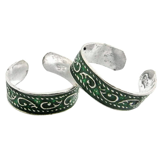 Traditional Women’s Toe Rings in 925 Sterling Silver