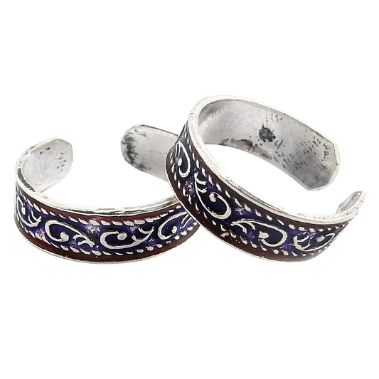 Feminine 925 Sterling Silver Toe Rings Handmade