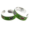 Handmade Indian Bridal Ethnic Toe Rings 925 Sterling Silver