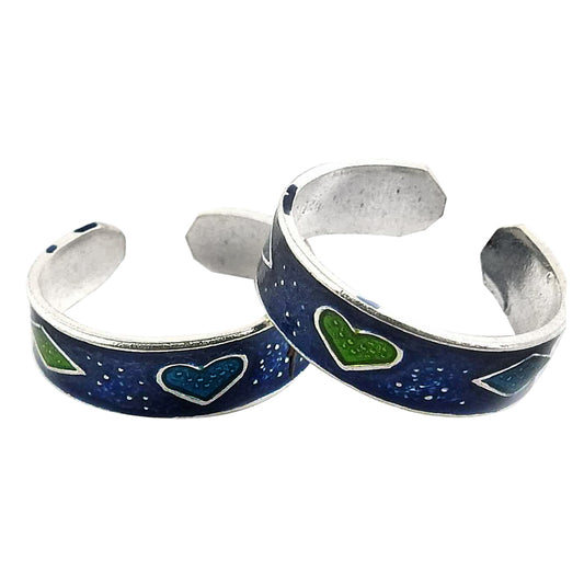 Traditional Indian Cultural Jewelry Toe Rings Solid 925 Silver