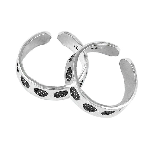 Traditional Indian Silver Wedding Jewelry Toe Rings