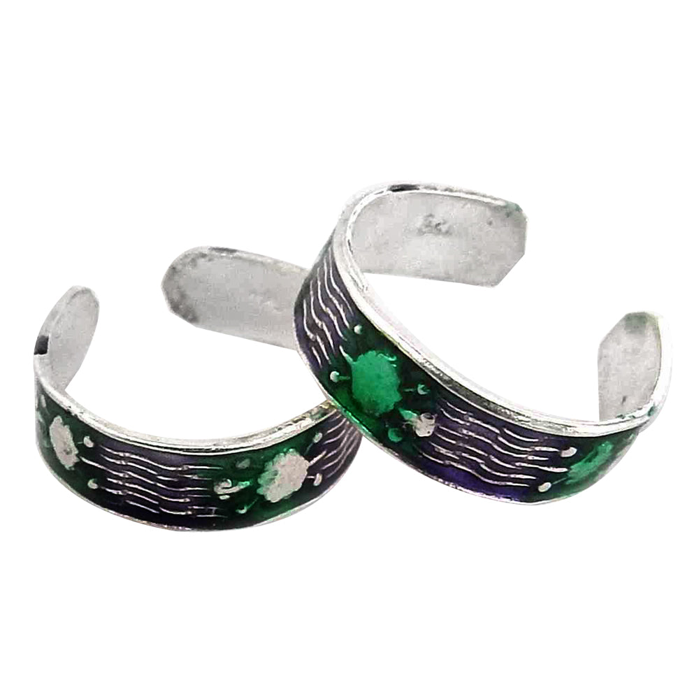 Handmade Indian Ethnic Toe Rings Solid 925 Sterling Silver