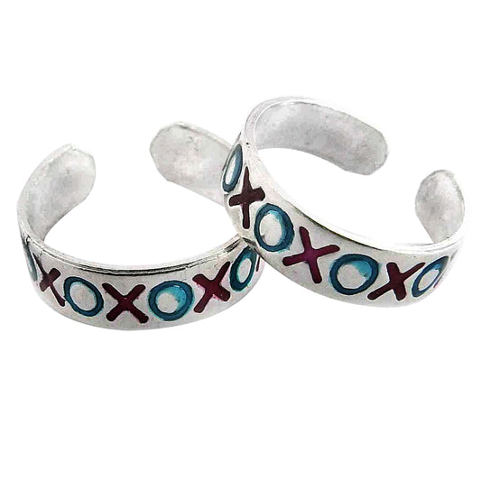Women’s Indian Heritage Toe Rings Solid 925 Silver