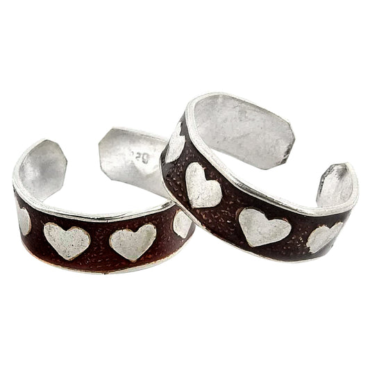 Traditional Indian Silver Toe Rings Bridal Jewelry