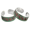 Solid 925 Sterling Silver Indian Bridal Toe Rings Handmade