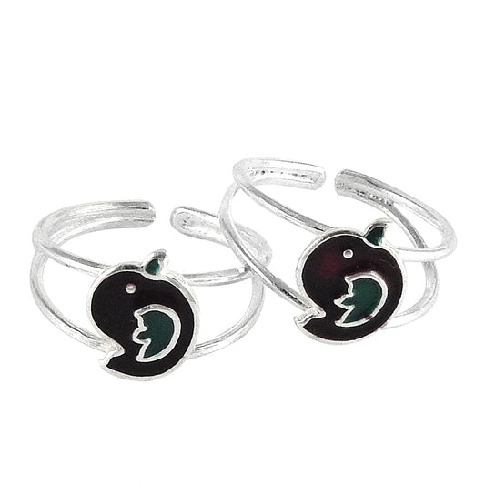 Women’s Indian Cultural Silver Toe Rings Solid 925