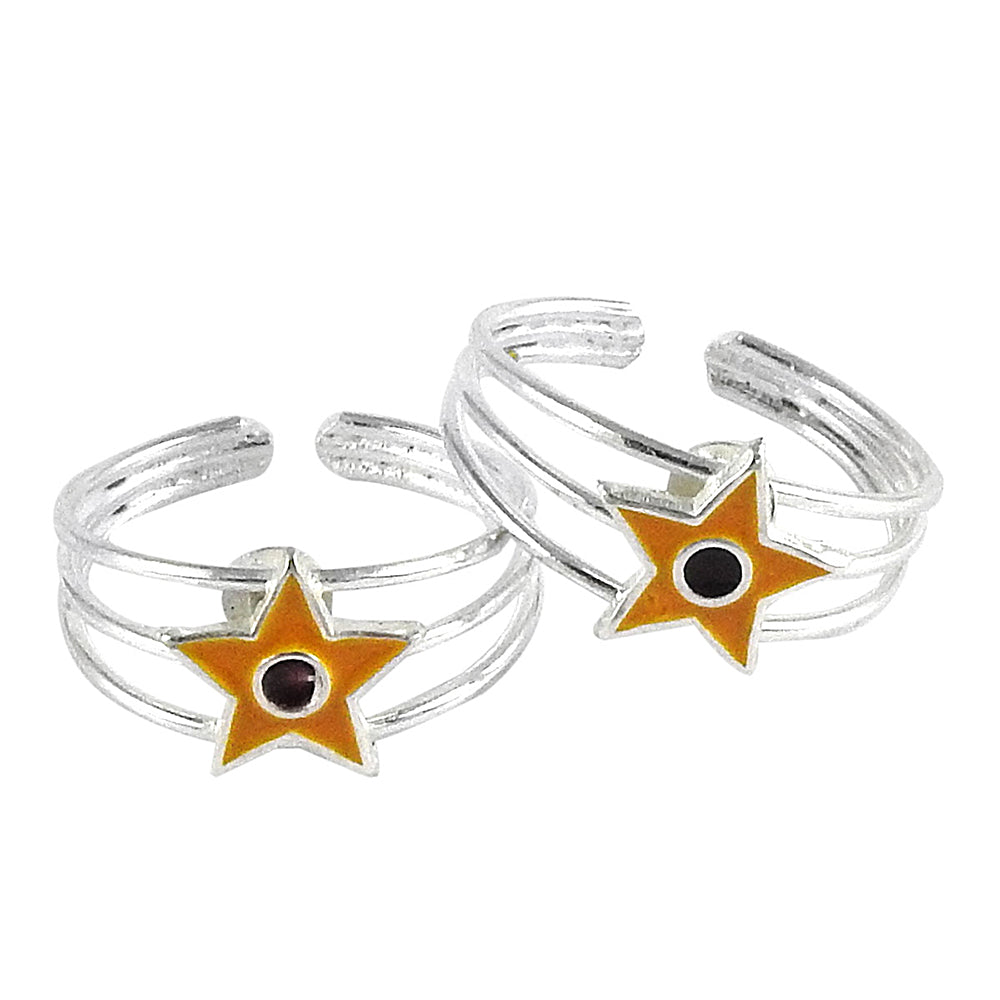 Pure 925 Sterling Silver Handmade Toe Rings for Indian Women