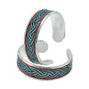 Solid 925 Sterling Silver Ethnic Toe Rings for Women