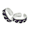 Traditional Silver Handmade Solid 925 Toe Rings