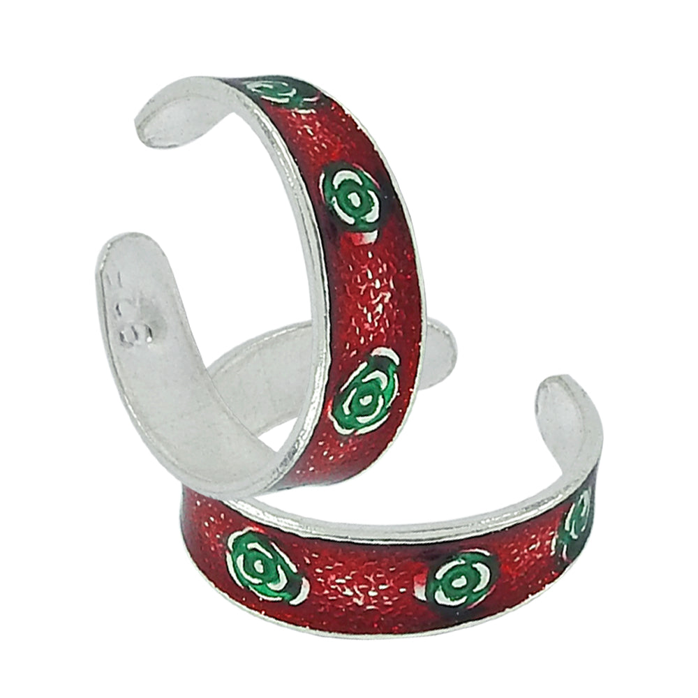 Handmade Indian Traditional Sterling Silver Toe Rings Gift for Women