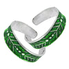 Traditional Indian Bridal Toe Rings Handmade 925 Sterling Silver