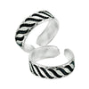 Traditional Indian Married Women Toe Rings 925 Sterling Silver