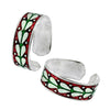 Ethnic Indian Jewelry Toe Rings Pure 925 Sterling Silver