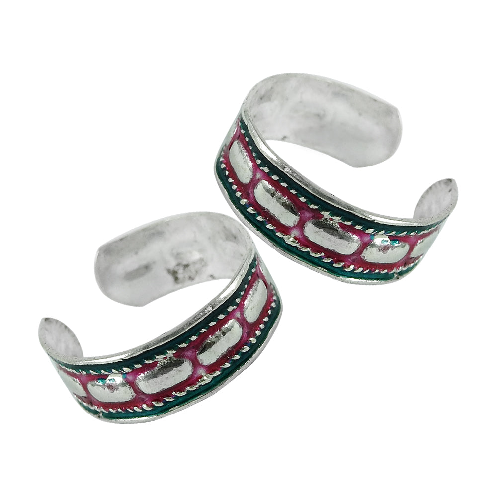 Solid 925 Sterling Silver Classic Indian Toe Rings