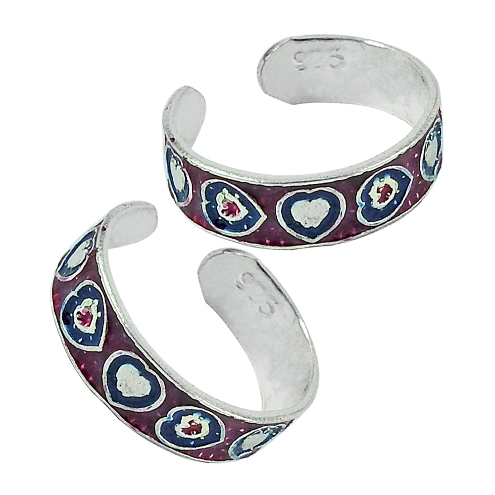 Pure Silver 925 Indian Traditional Toe Rings for Women