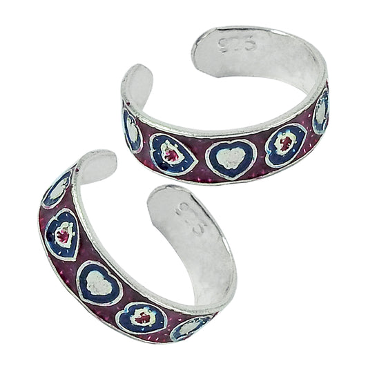 Pure Silver 925 Indian Traditional Toe Rings for Women