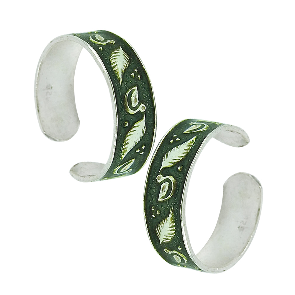 Handmade Indian Bridal Toe Rings 925 Sterling Silver