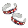 Indian Wedding Jewelry Toe Rings Handmade Solid 925 Silver