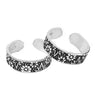 Ethnic Indian Festival Toe Rings 925 Sterling Silver