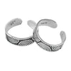 Traditional Indian Silver Toe Rings Solid 925 Handmade