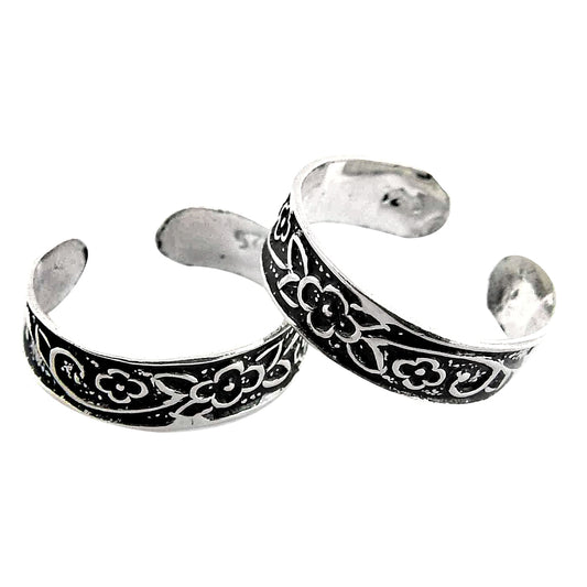 Indian Wedding Toe Rings Solid 925 Sterling Silver