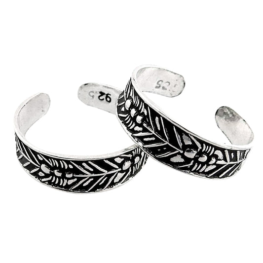 Traditional Indian Jewelry Solid 925 Silver Toe Rings
