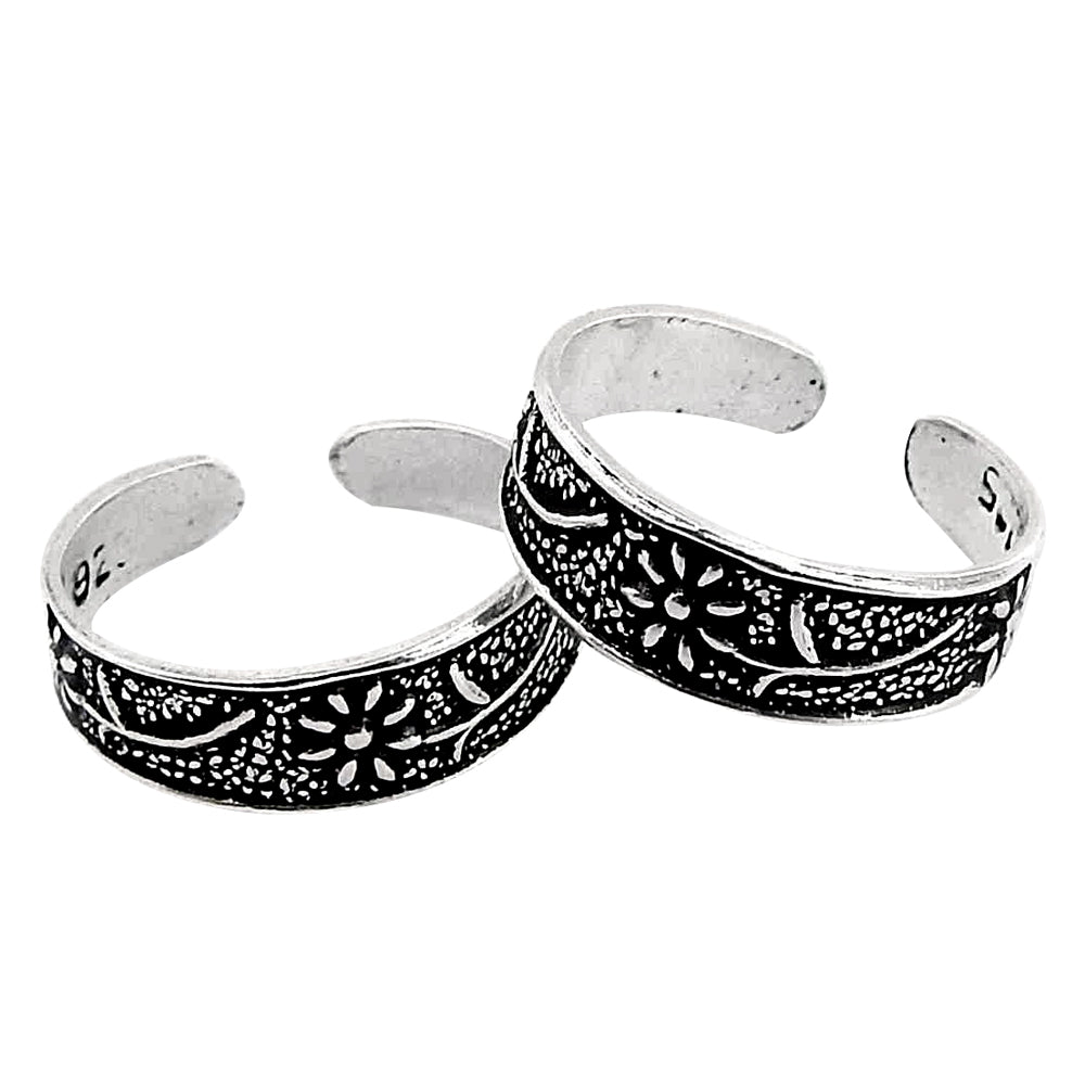 Traditional Indian Wedding Jewelry Silver Toe Rings