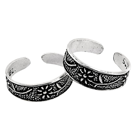 Traditional Indian Wedding Jewelry Silver Toe Rings