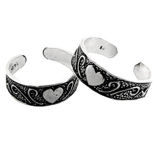 Indian Married Women Traditional Toe Rings Solid 925 Silver