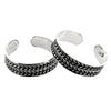 Ethnic Indian Wedding Jewelry Toe Rings Handmade 925 Silver
