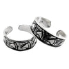 Ethnic Indian Silver Wedding Toe Rings Handmade 925