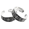 Indian Wedding Cultural Jewelry Toe Rings 925 Sterling Silver